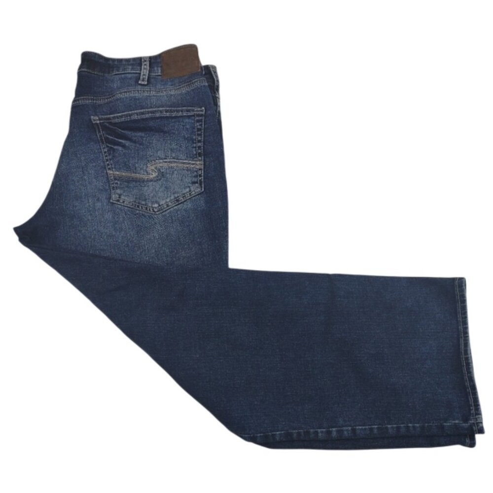 Silver Jeans Men's Gordie Size 38x31 Loose Straight Leg Med Wash Blue Denim - Picture 2 of 11